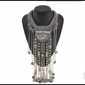 Boho VTG Indian Ethnic Large Collar Choker